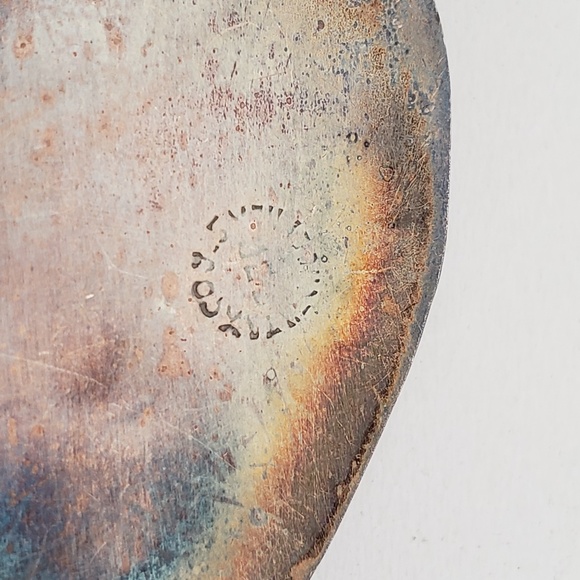 Vintage Sterling Silver Abalone Shell Leaf Brooch Pin - Picture 3 of 3